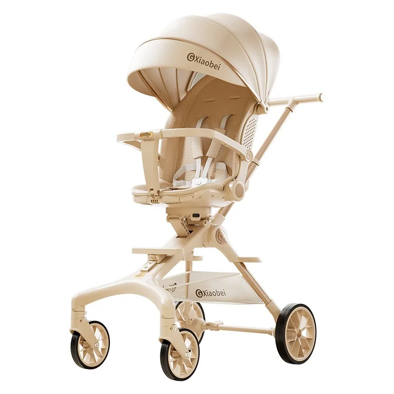 Cochecito de bebé bidireccional ligero plegable para paseos - imagen 2