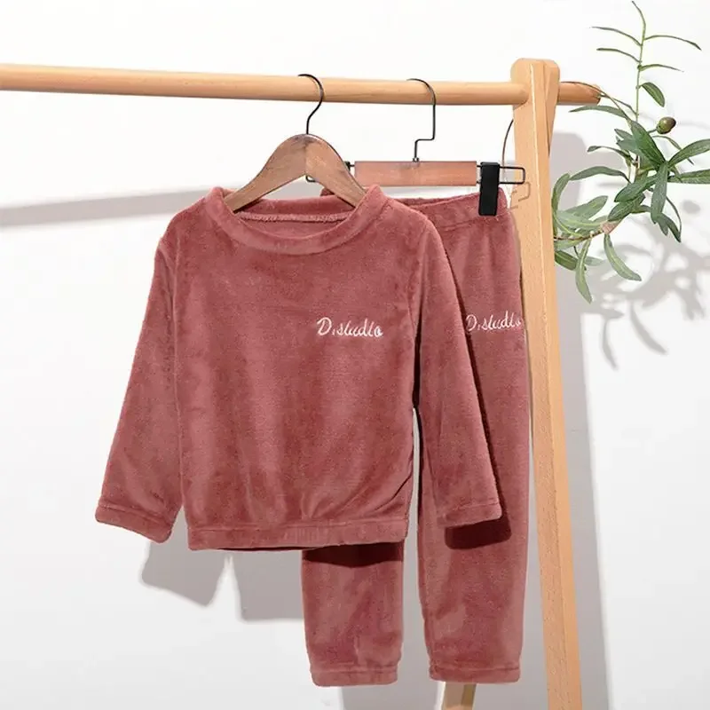 Pijama de franela suave y cálida para invierno adolescentes - imagen 3