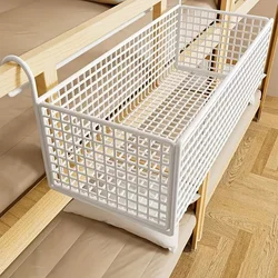 Organizador de almacenamiento plástico para cama, ahorra espacio