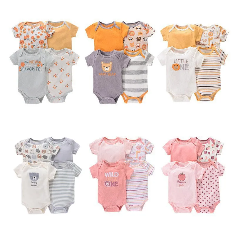 Conjunto de verano manga corta bebé unisex tejido ligero - imagen 2