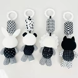Juguete colgante de cuna: campana, peluche y sonajero para bebé