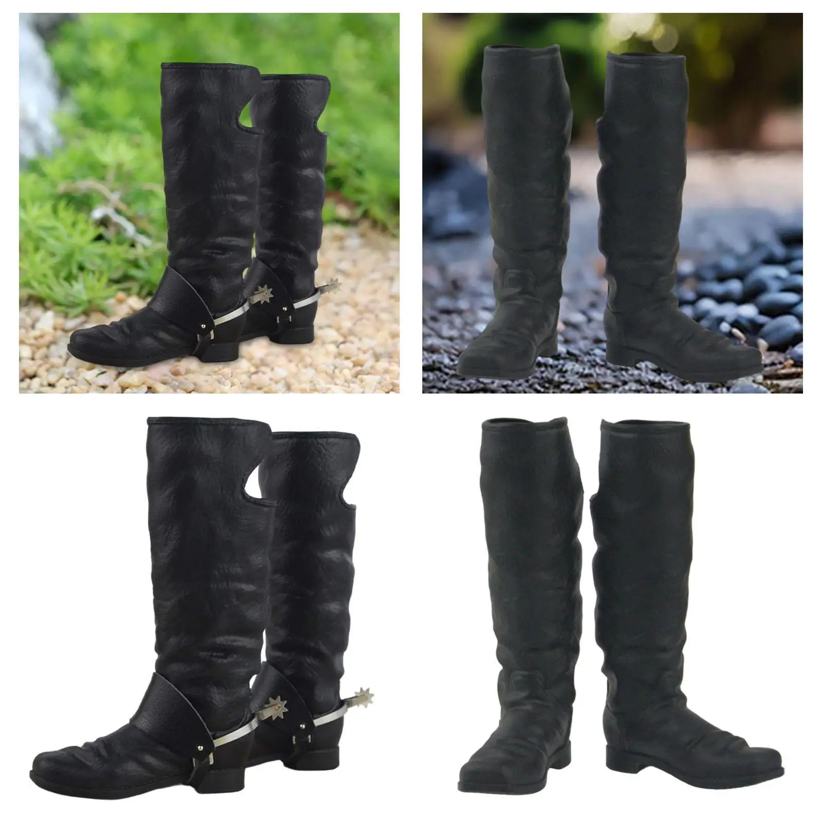 Botas para muñecas de caña alta estilo acción