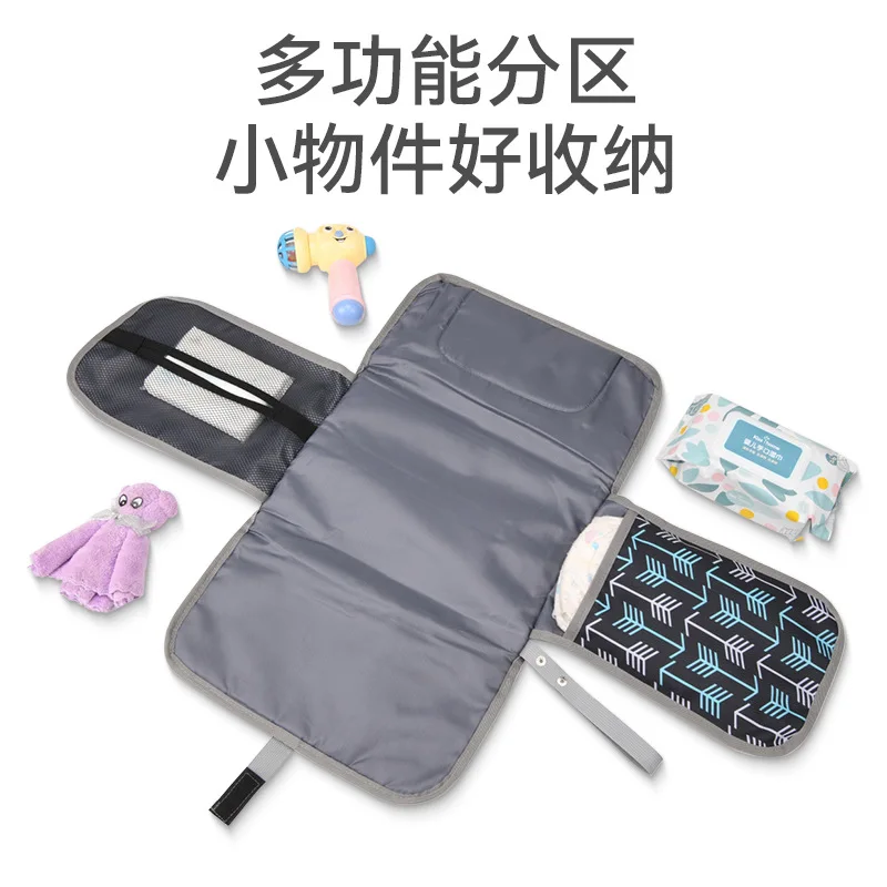 Protector impermeable plegable para cambiador y cama de bebé - imagen 3
