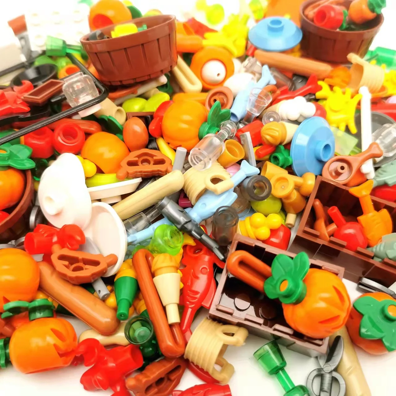 Juguete de construcción alimentos - Bloques educativos para niños - imagen 4