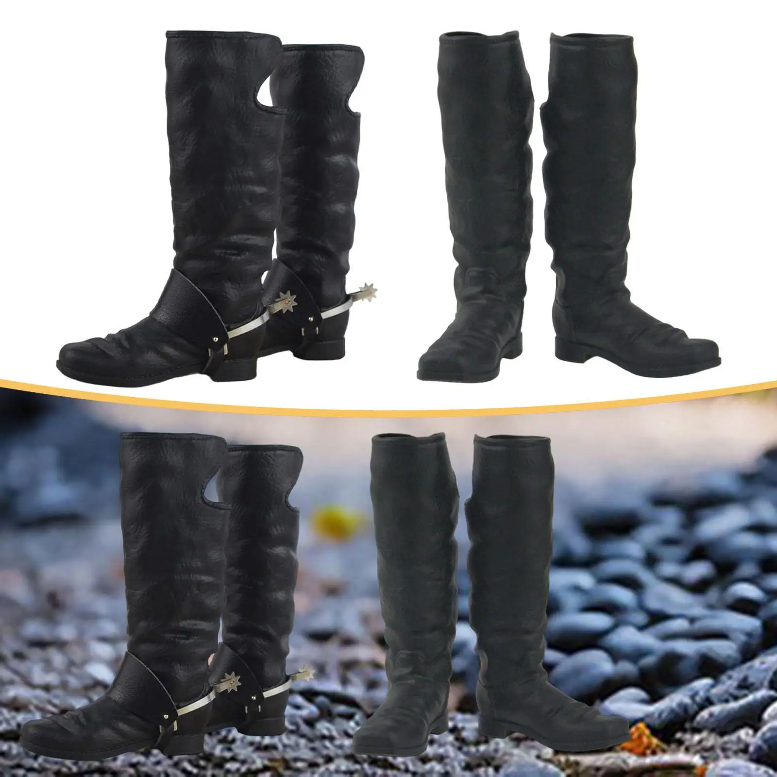 Botas para muñecas de caña alta estilo acción - imagen 2
