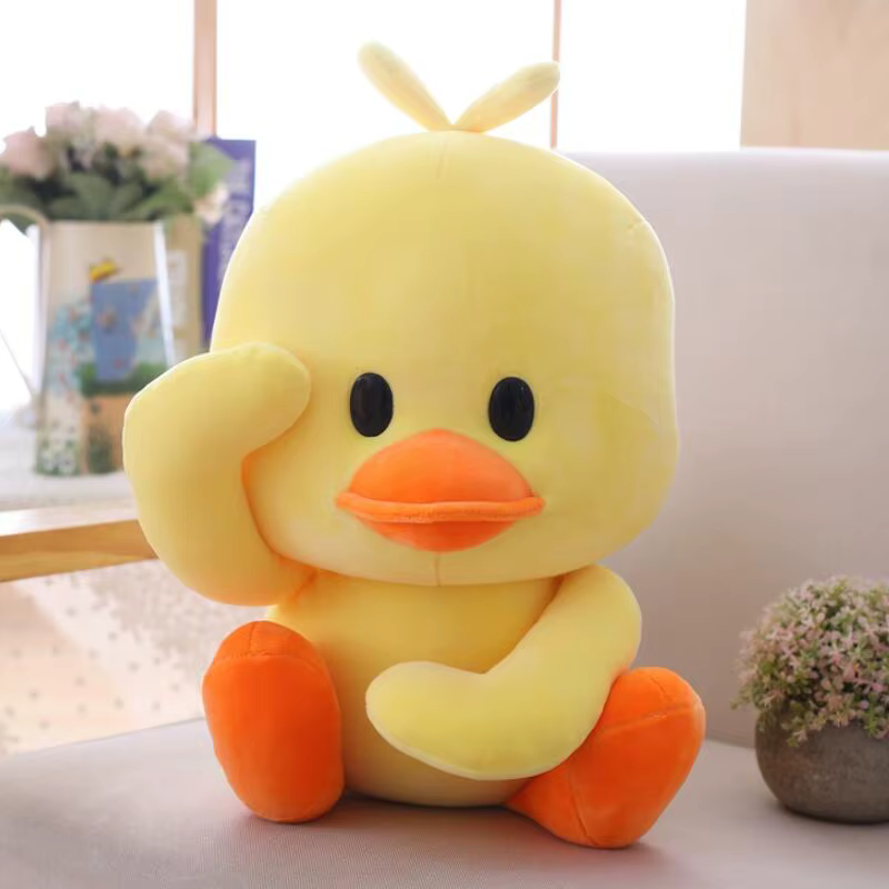 Peluche pato amarillo suave para almohada y regalo infantil - imagen 4