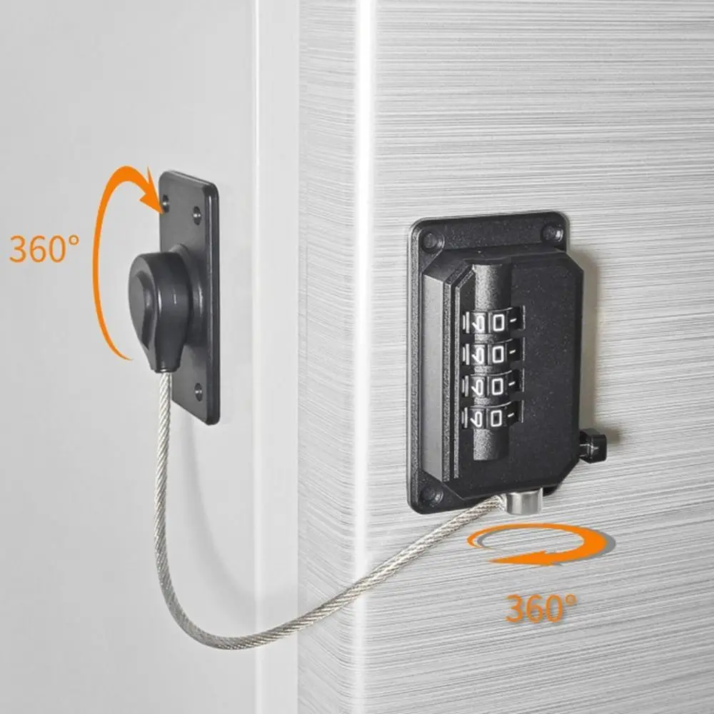 Cerradura antipellizcos con contraseña digital, sin perforación - imagen 2
