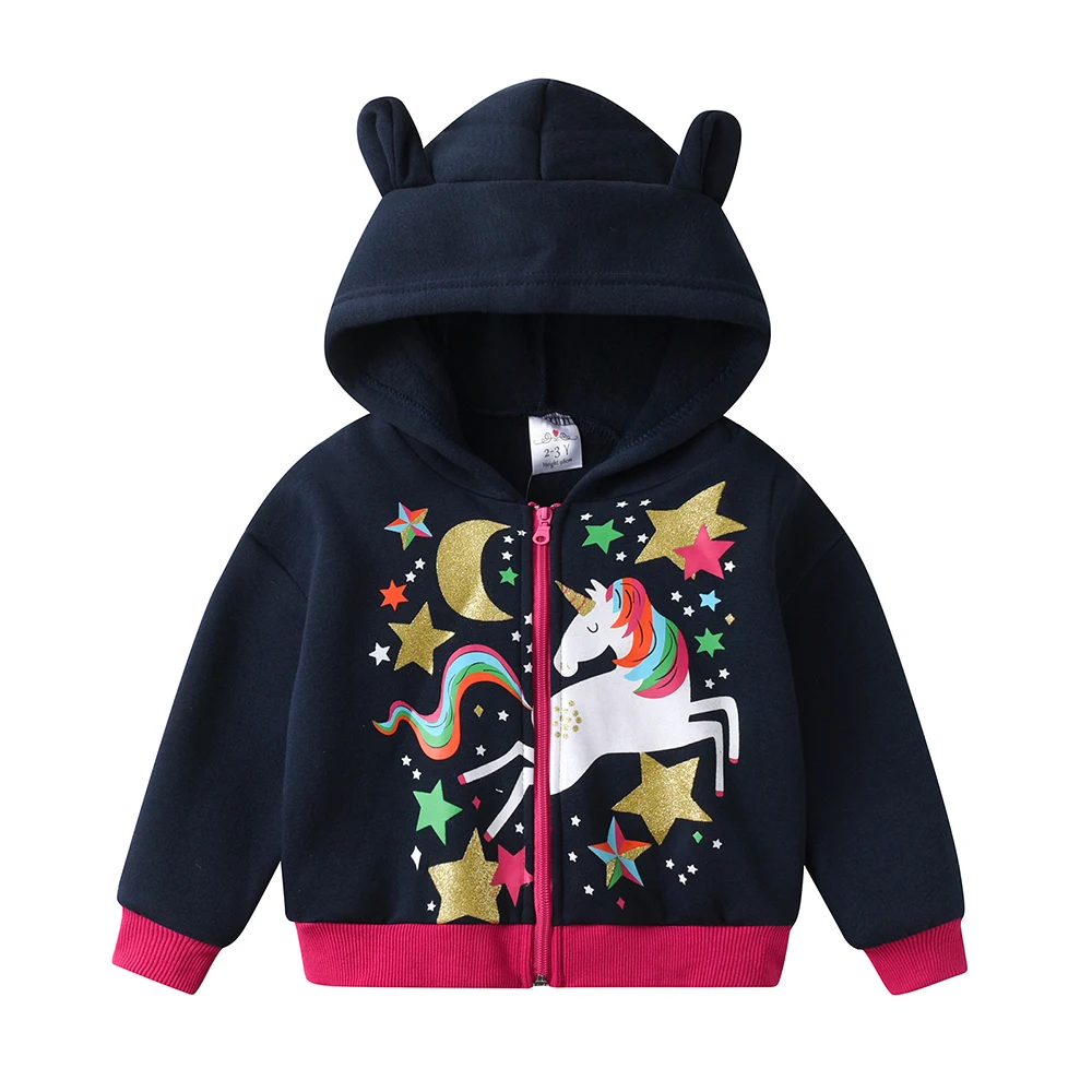 Vista de la chaqueta infantil