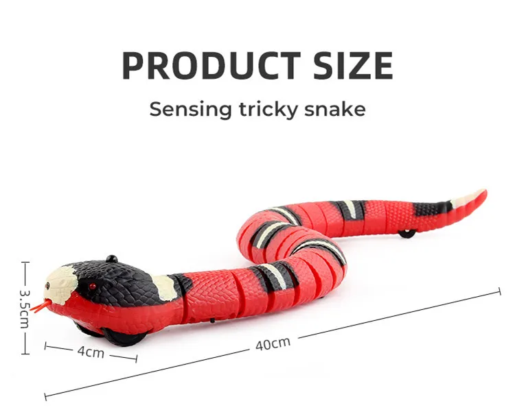 Serpiente RC con apariencia realista y movimiento