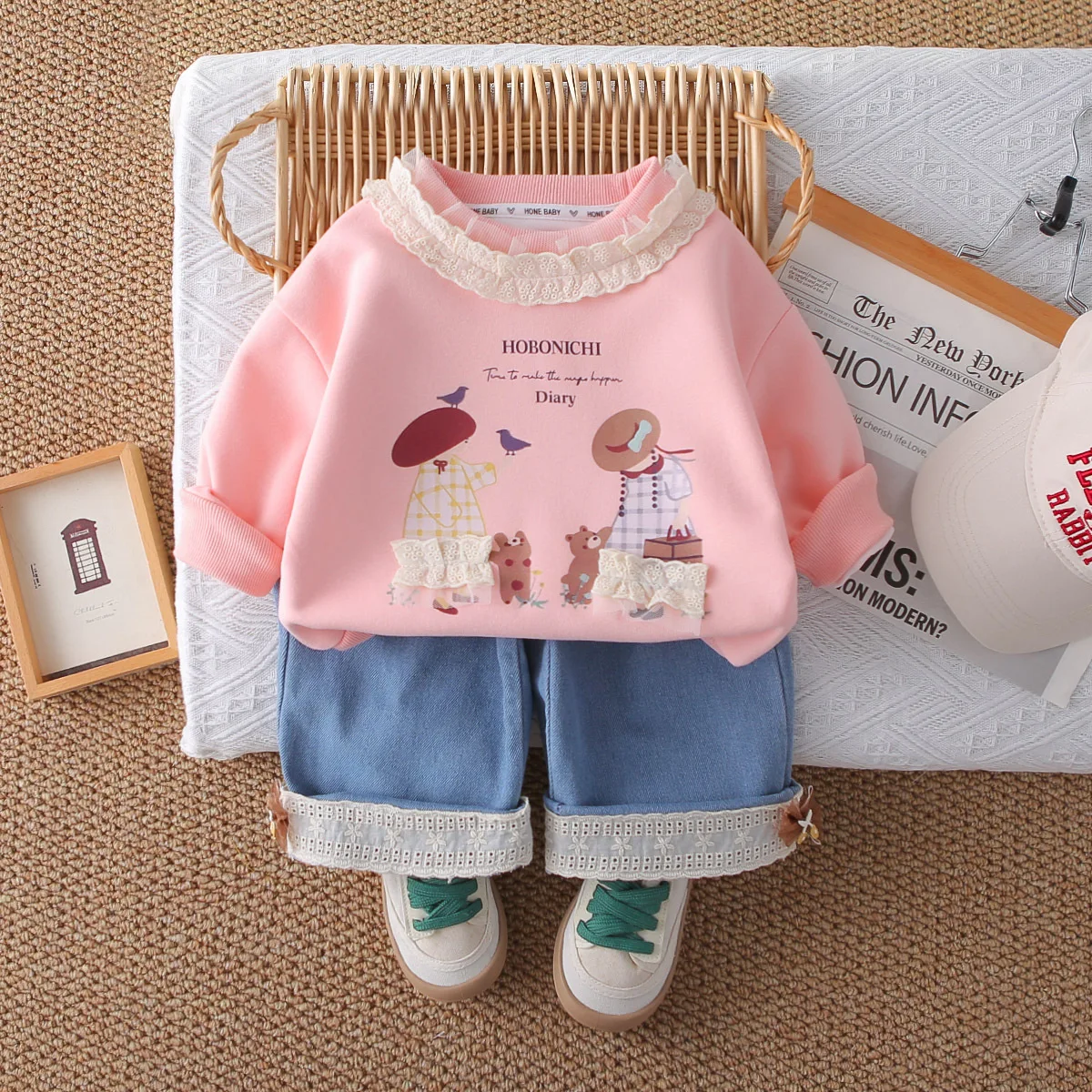 Sudadera con estampado de dibujos animados