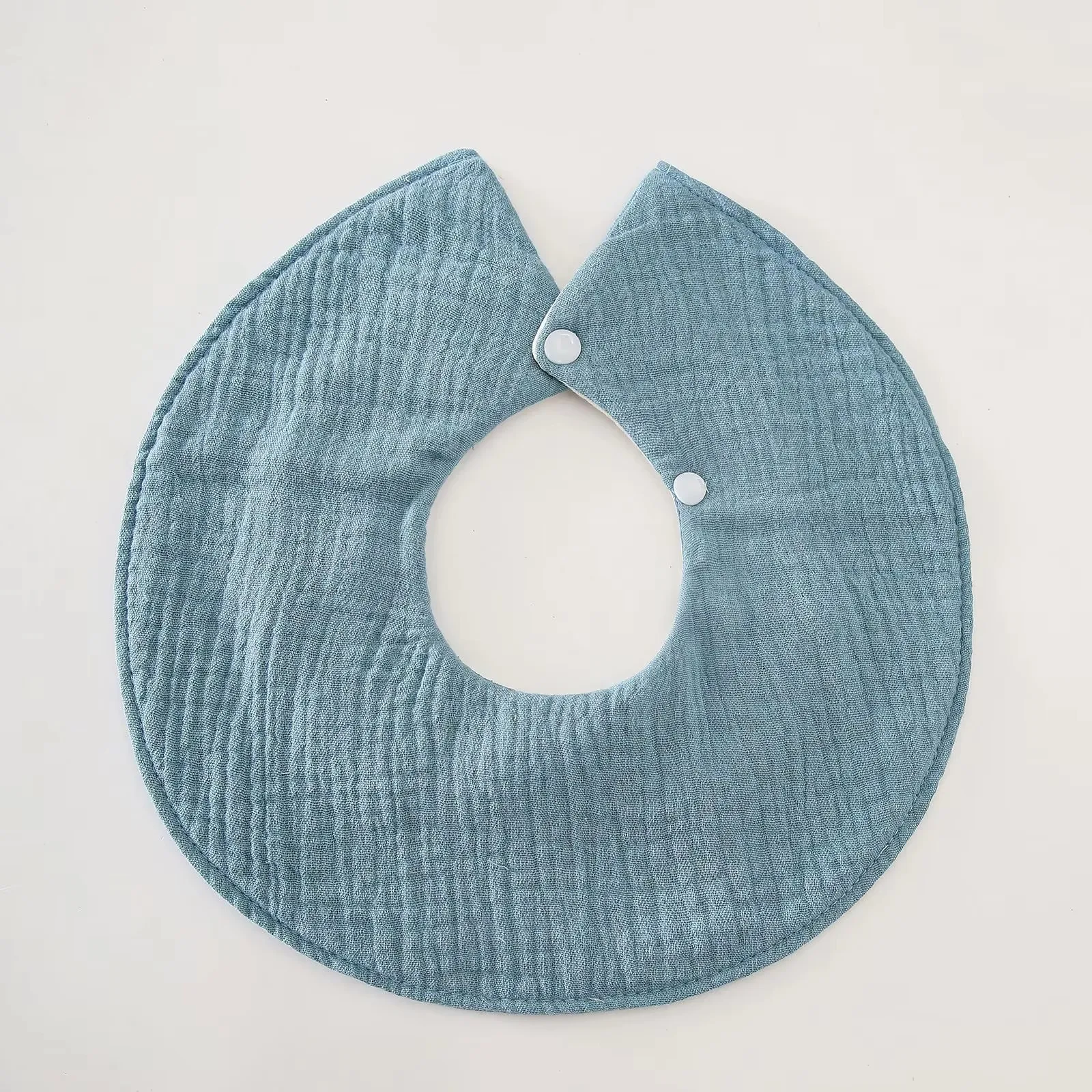 Baberos bebé de algodón ajustables con cuello estampado - imagen 5