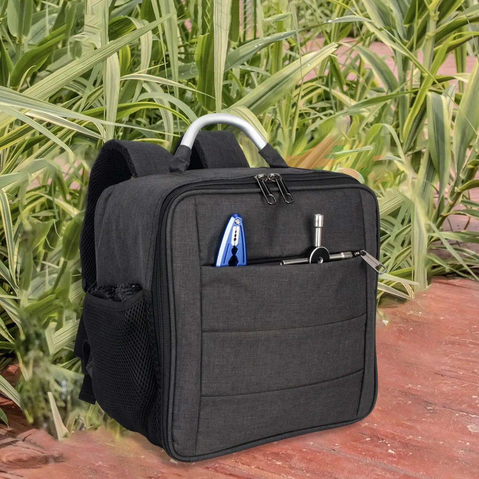 Mochila para coche teledirigido RC con multibolsillos y asa portátil - imagen 2