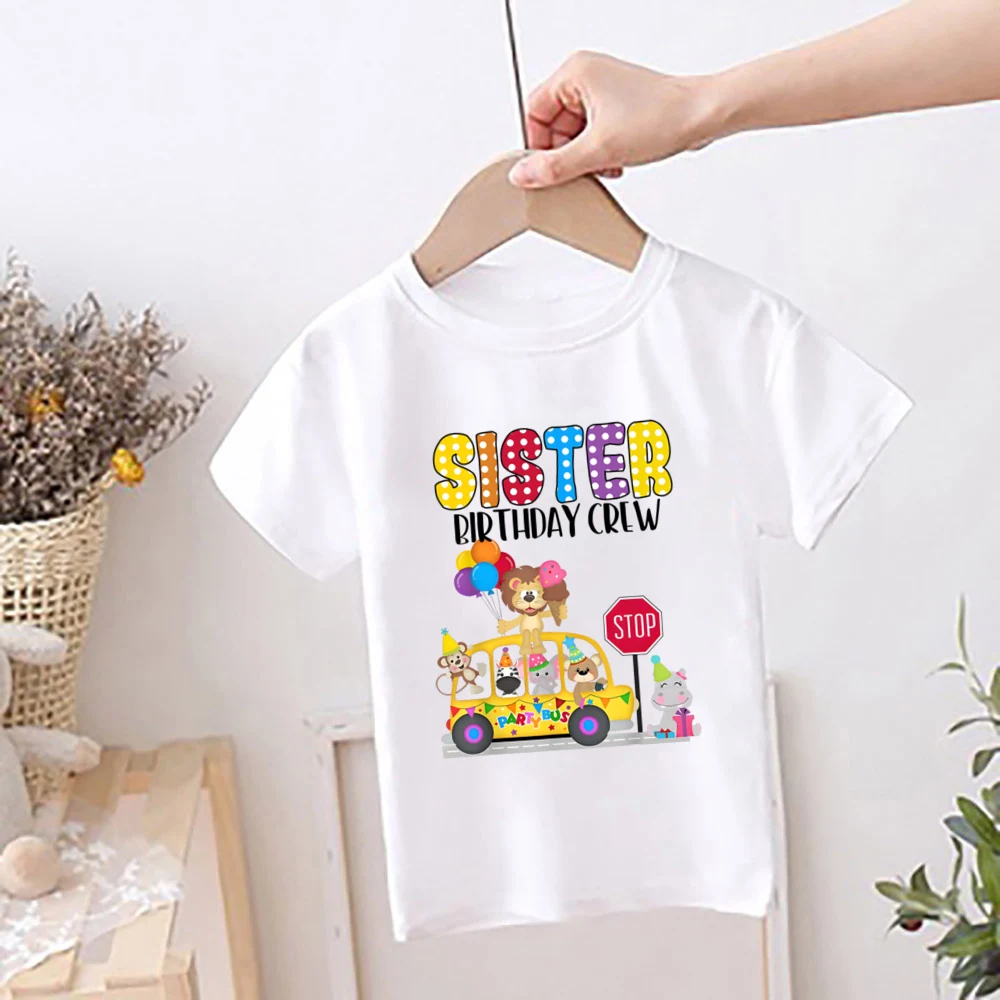Conjunto para cumpleaños: camisetas y body con estampado de animales - imagen 4