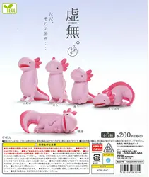 Figura de axolotl – Salamandra rosa de México para colección