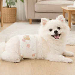 Pañales para perros ajustables a prueba de fugas con osos