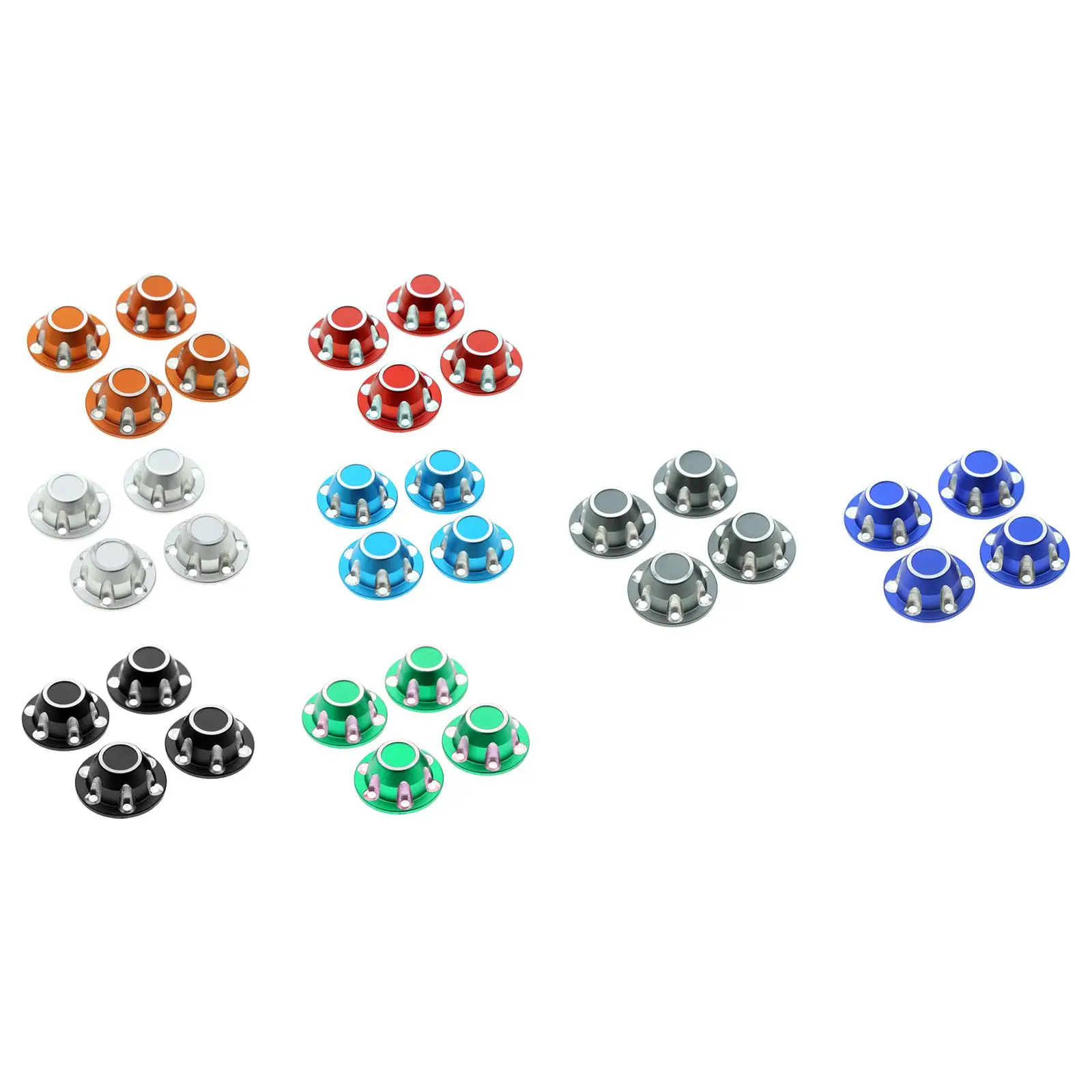 Axial SCX6 JLU tuercas de rueda antidesajuste - imagen 3