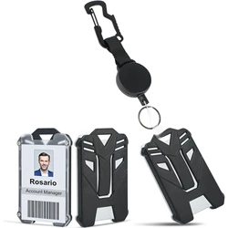 Llavero extensible con clip para llaves – Cable de acero retráctil