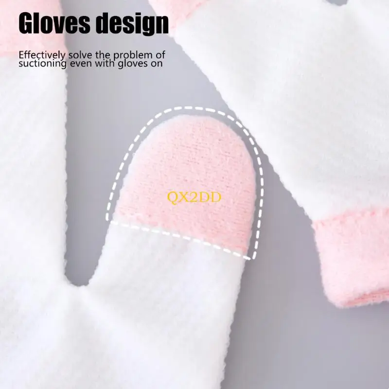 QX2D Guantes protectores antiarañazos para bebé – Suave algodón - imagen 4
