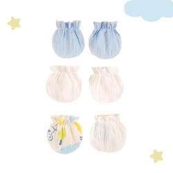 Manoplas suaves de algodón para bebé – Protección anti-chupeteo 0-6M