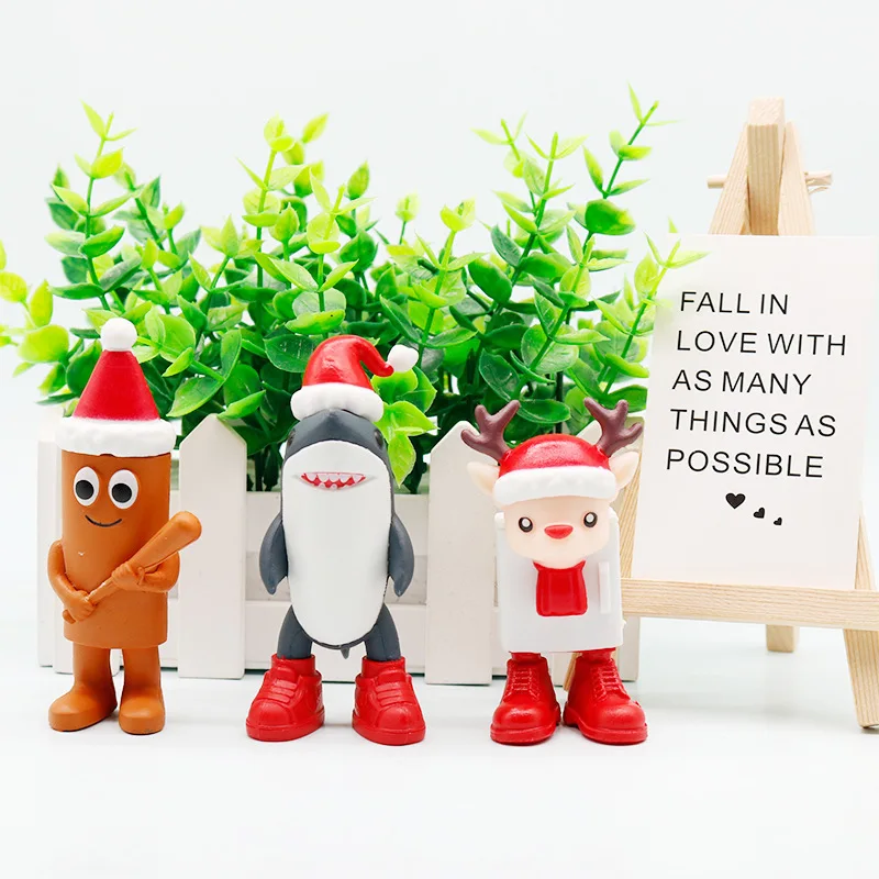 Figuras de acción de Navidad en PVC estilo italiano Tun Tung - imagen 3