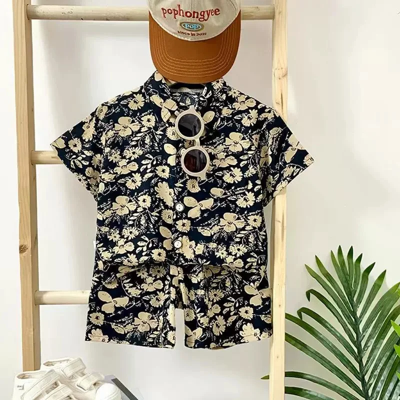 Conjunto de verano para niña: camisa manga corta y pantalón corto - imagen 3