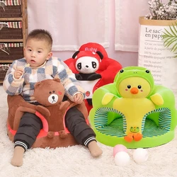 Funda felpa para silla de aprendizaje bebé lavable