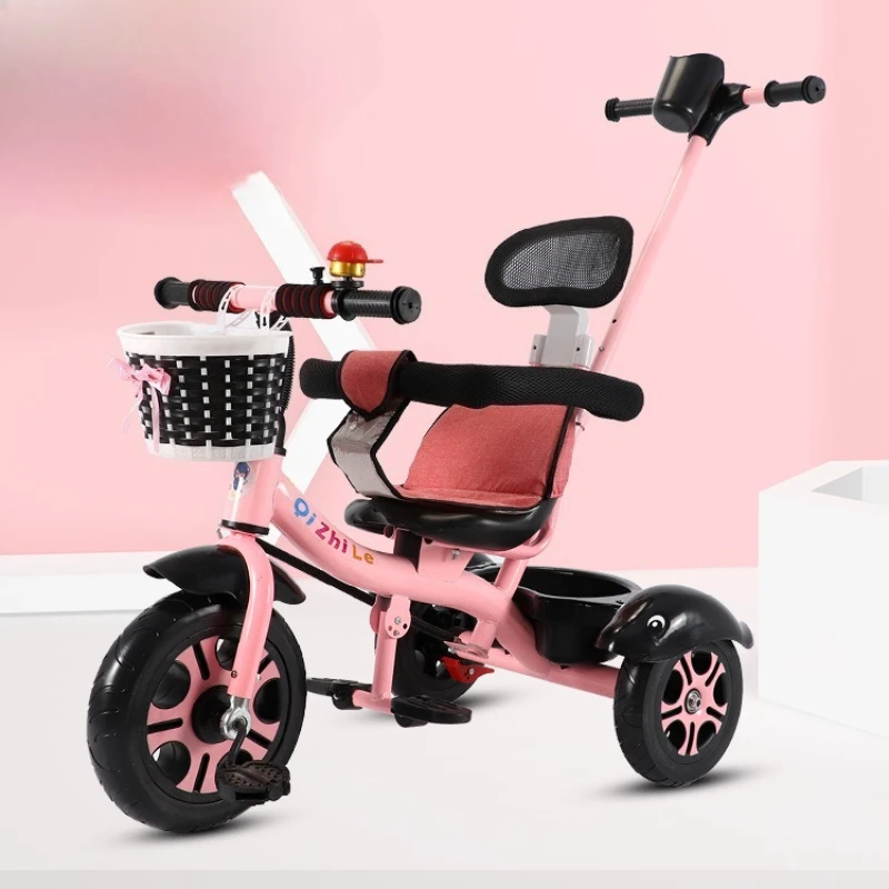 Triciclo evolutivo para niños con asiento ajustable y plegable - imagen 4