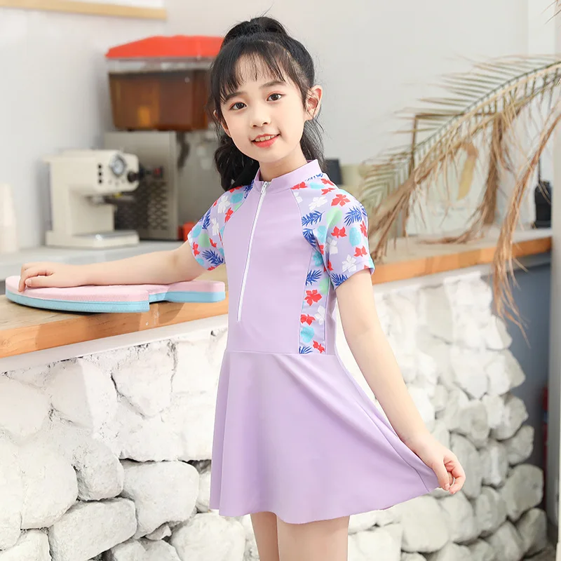 Traje de baño princesa niña para natación – Algodón cómodo y divertido - imagen 4
