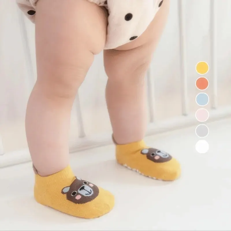 Calcetines de algodón para bebé – Suaves antideslizantes - imagen 2