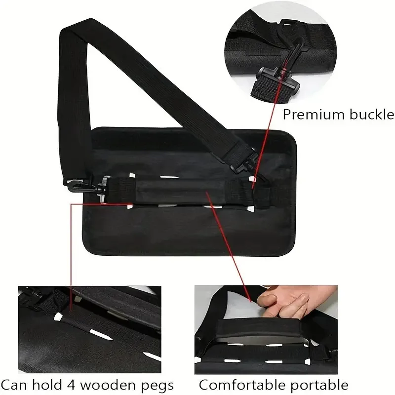 Bolsa de golf ligera con bandolera y correa ajustable para viaje - imagen 3