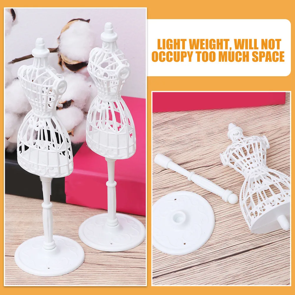 Soporte para maniquí de vestidos con diseño para casa de muñecas - imagen 3