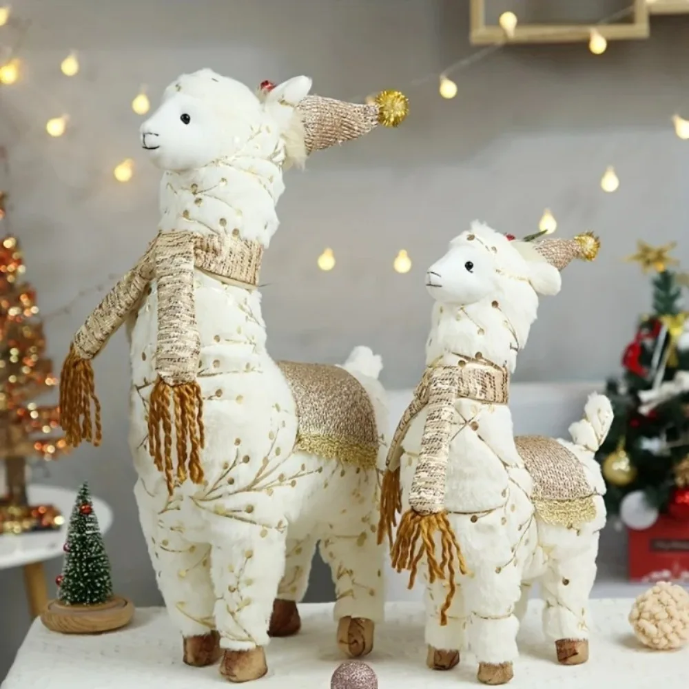 Peluche de llama artesanal para decoración del hogar - imagen 2
