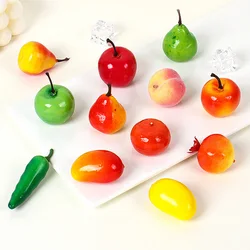 Mini frutas y verduras de juguete para manualidades infantiles