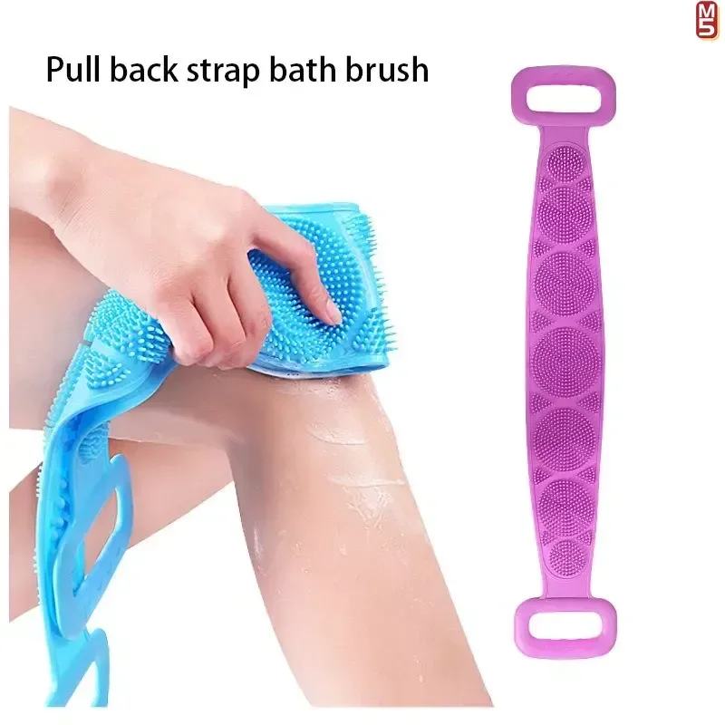 Cepillo espalda silicona mango ergonómico ducha masaje piel suave - imagen 4