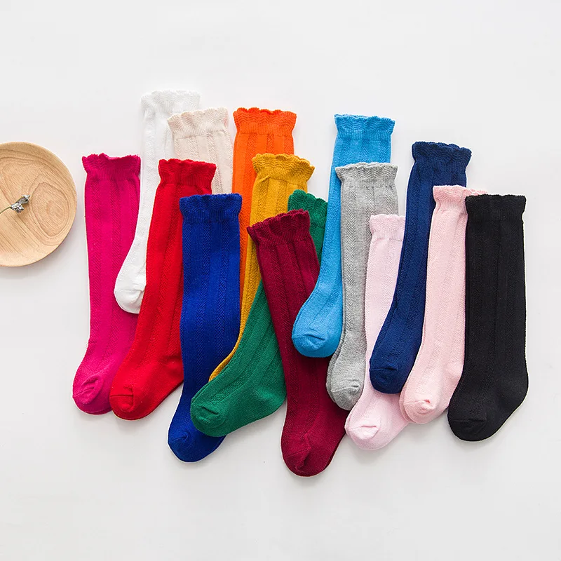 Calcetines de algodón con volantes para niña - imagen 2