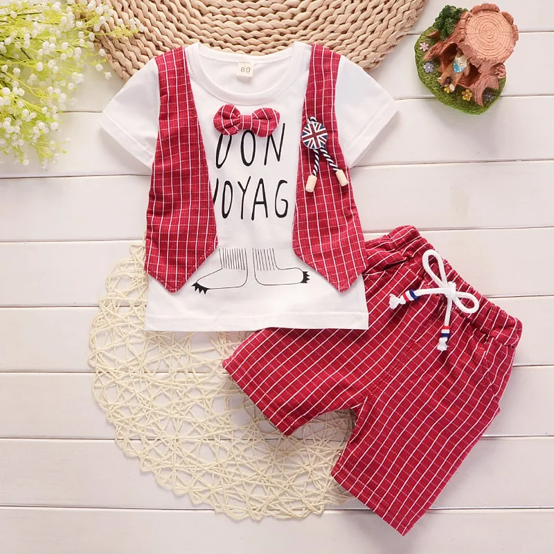 Conjunto de verano para niñas con camiseta y pantalones cortos - imagen 4