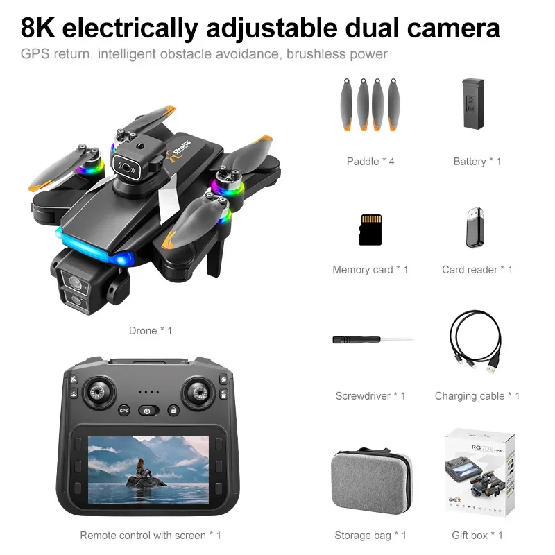 RG706MAX drón FPV con GPS 4K y evitación de obstáculos - imagen 3