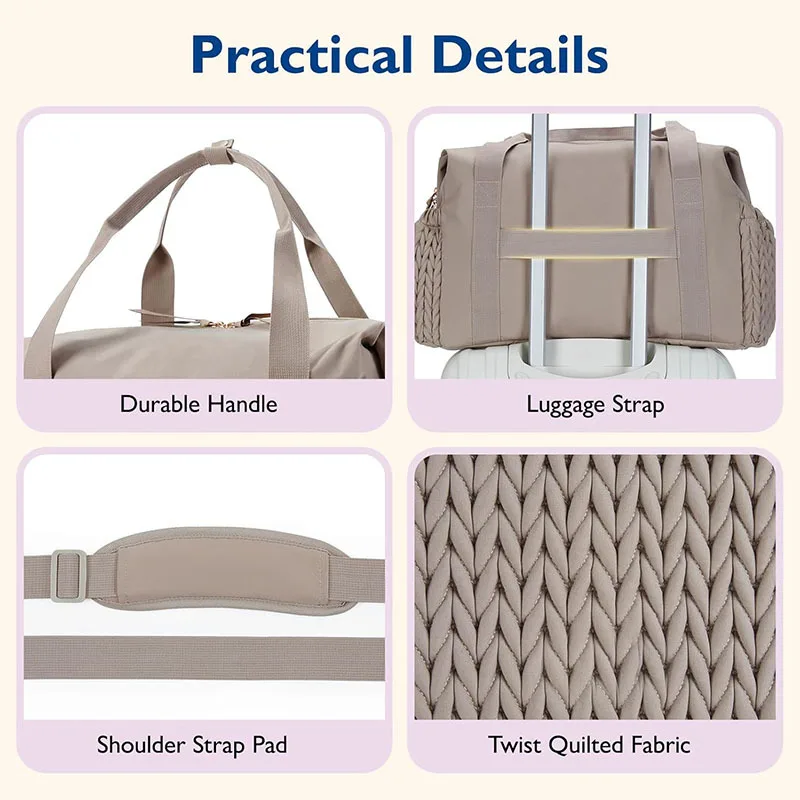 Bolsa de pañales grande impermeable estilo mochila