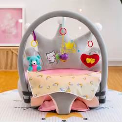 Sofá de aprendizaje infantil con respaldo y protección anticaídas