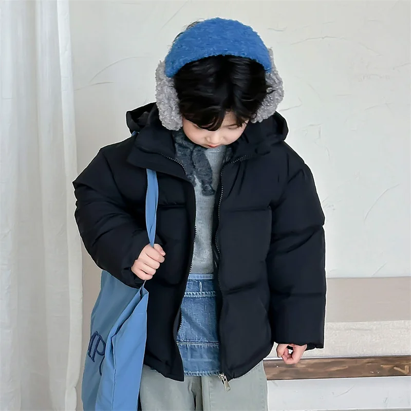 Abrigo acolchado de invierno con capucha para niños – algodón cálido - imagen 3