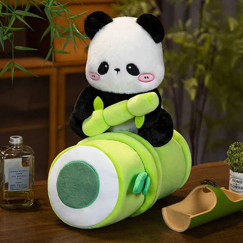 Peluche panda de bambú tierno como almohada infantil - imagen 3