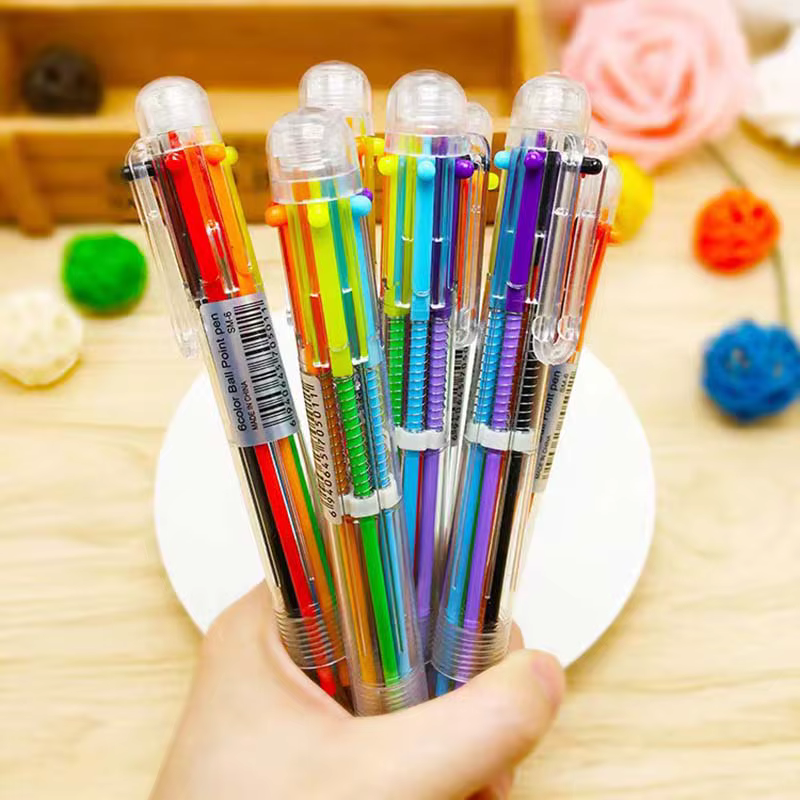 Bolígrafos de colores con dibujos animados para niños – Set escolar - imagen 3
