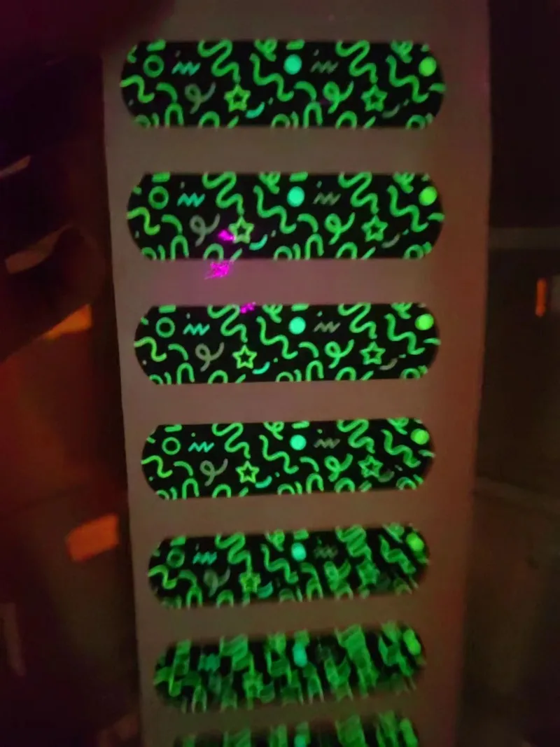 Parche luminoso nocturno para vendaje de heridas con brillo