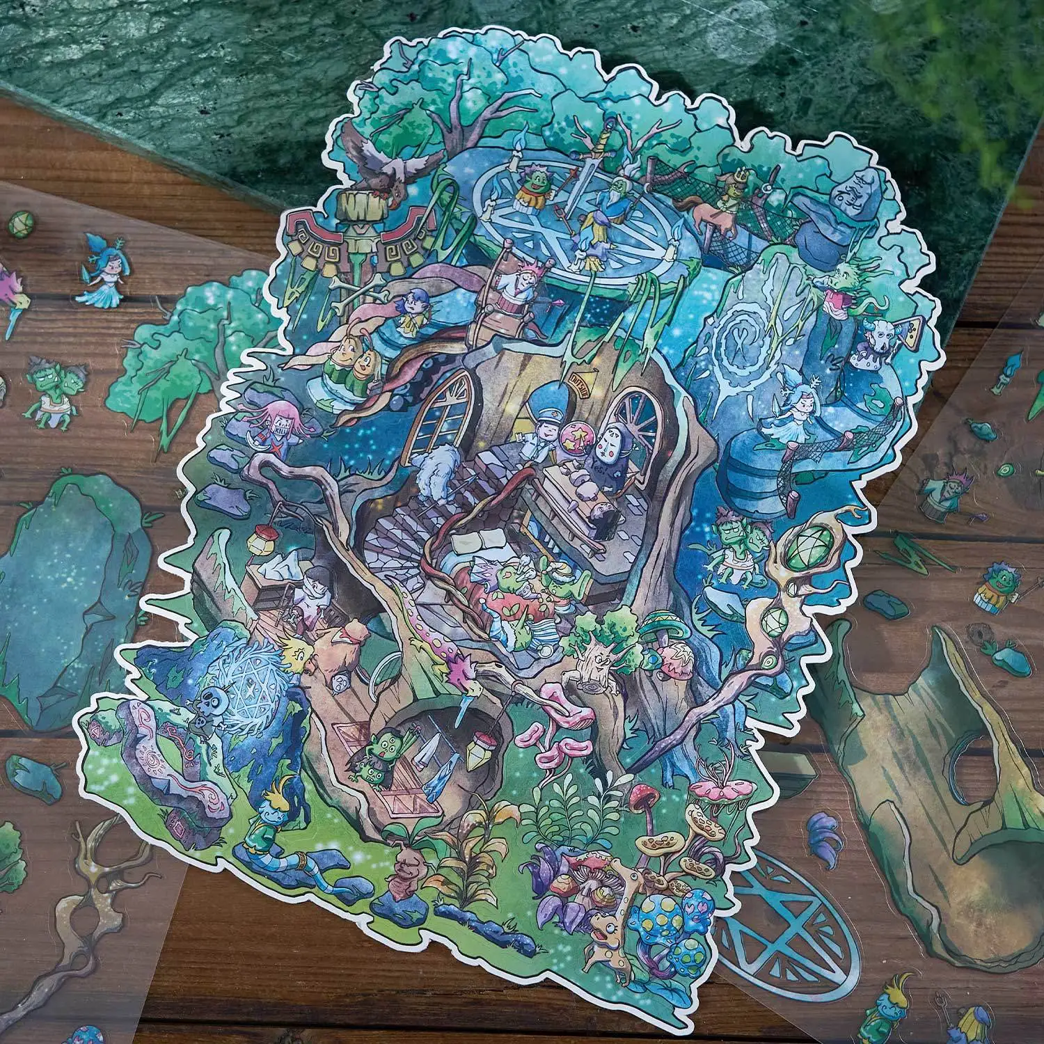 Pegatinas 3D estilo tierno Journey para álbumes infantiles grandes - imagen 5