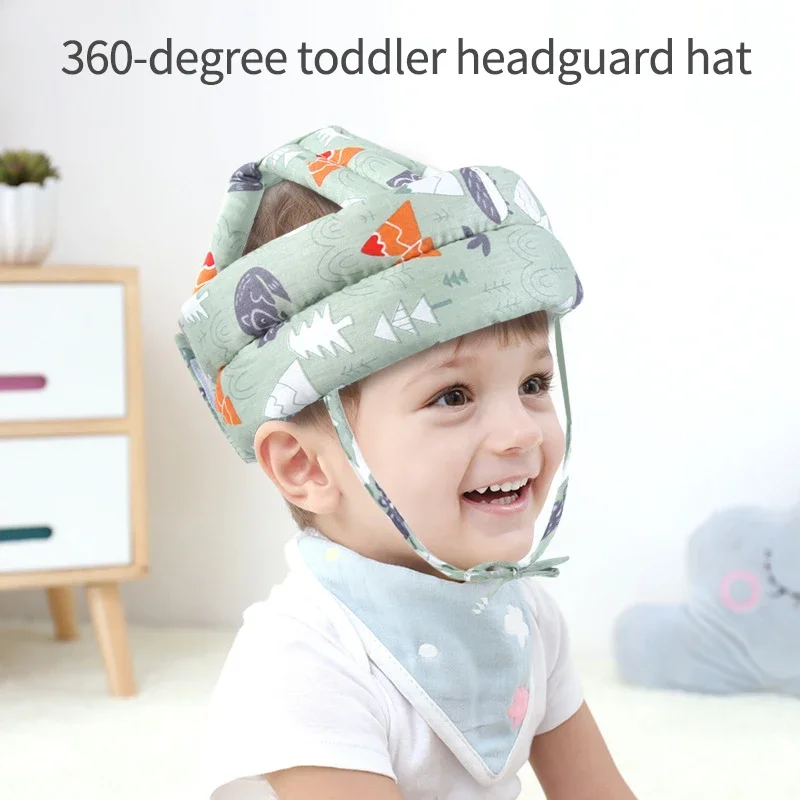 Gorro protector acolchado para bebé – Ajuste seguro y suave - imagen 2
