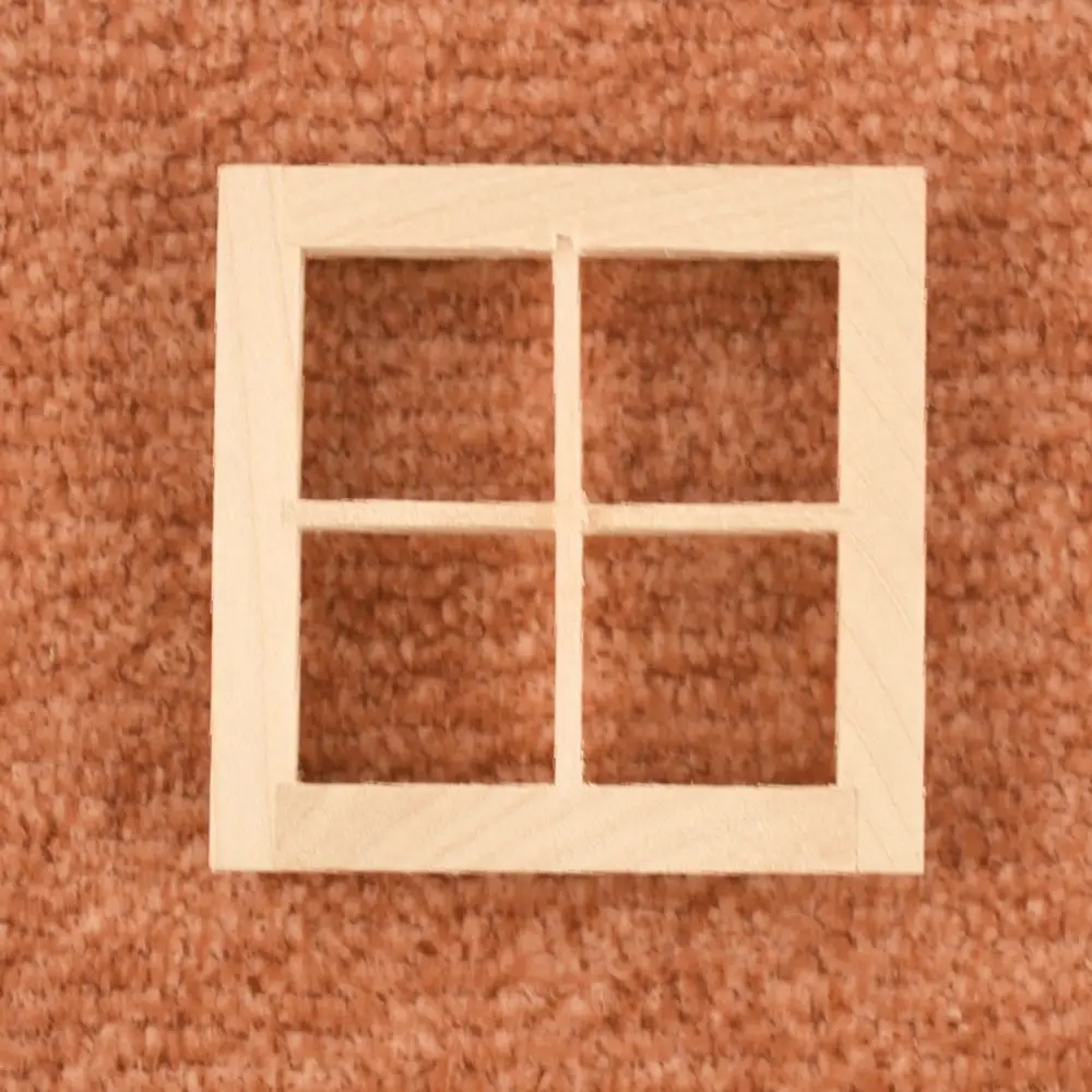Puerta blanca abatible para casa de muñecas – Escala 1:12 - imagen 5