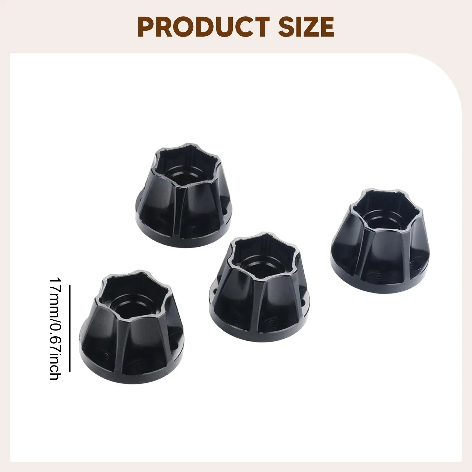 Adaptador de rueda con buje hexagonal de 12 mm - imagen 3