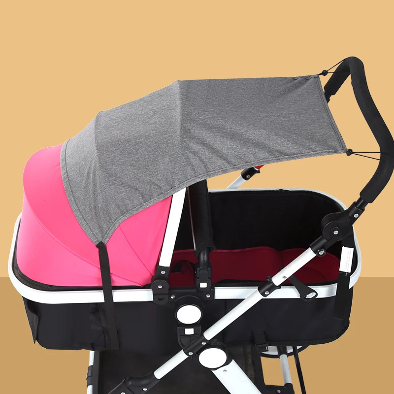 Parasol para cochecito de bebé con protección solar UV y toldo - imagen 2