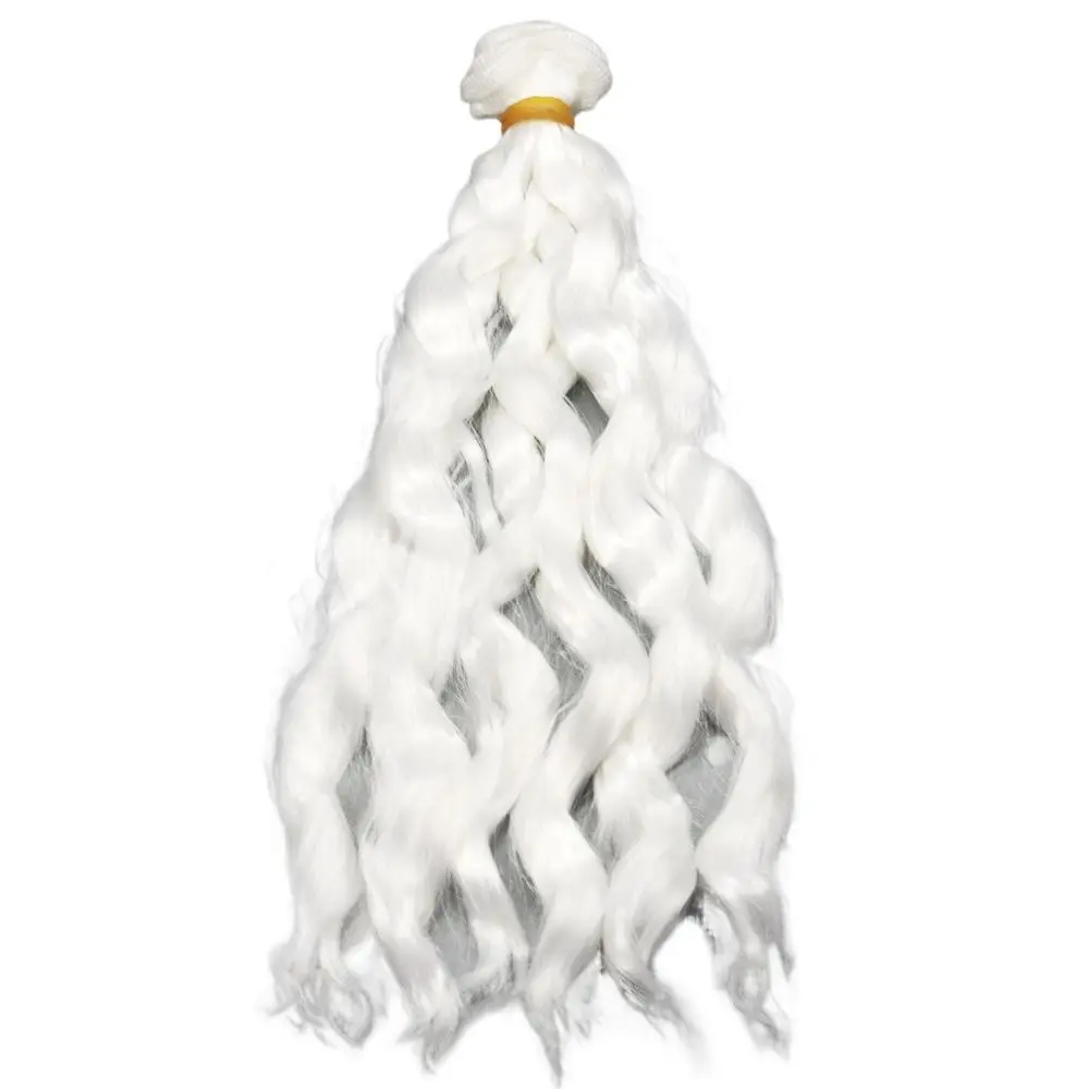 Cabello rizado para muñeca – Fibra de seda premium 1m - imagen 2