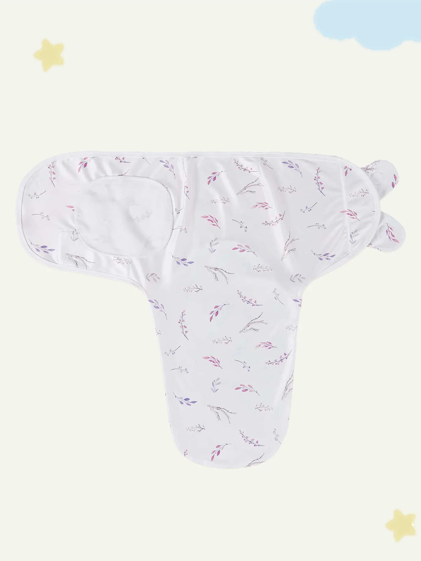Manta envolvente para bebé con plantas – suave y cómoda, recién nacidos - imagen 2